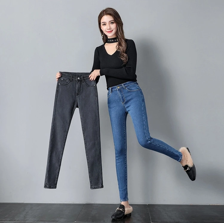 Gzy Buy Jeans In Bulk Fashion Women Jeans Stocklot Denim High Waist 3285