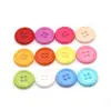 Simple round button 30mm per pack 200 capsules four-holes thin button child baby flower plastic button