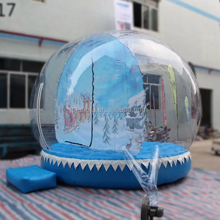 3 Meter Inflatable Snow Globe Photo Tent,Christmas Snow Globe Bubble