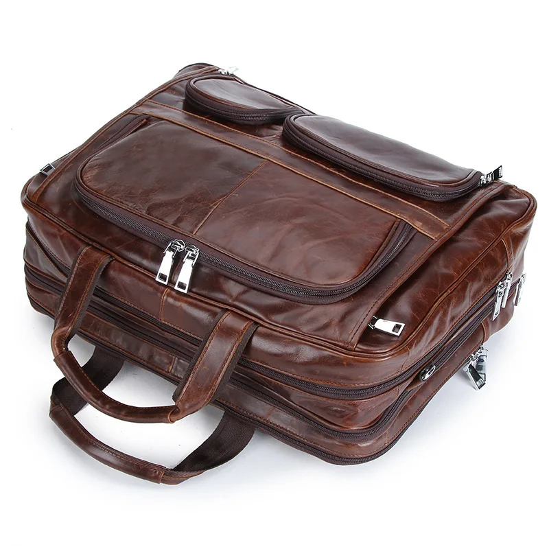 Premium Handcraft Dark Brown Italy Leather Hand Bag,Portfolio Male ...