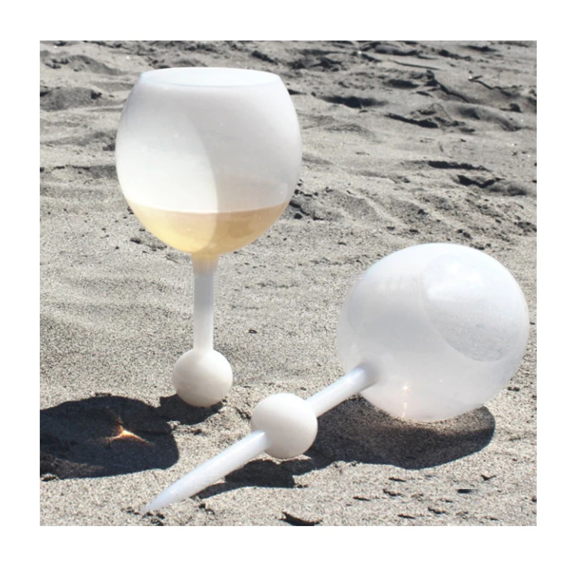 acrylic beach wine glasses
