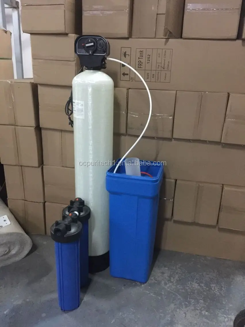 Home used shower water softener