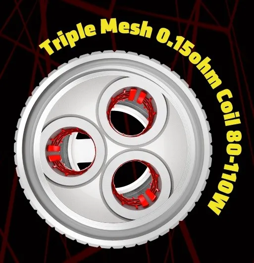 triple mesh coil
