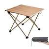 Folding Camping Aluminum Table With Carry Bag