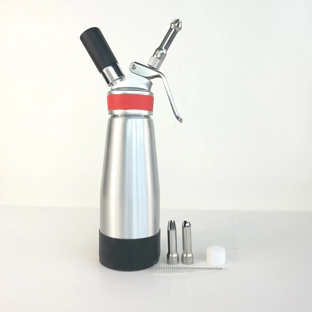 500ml 1pint Aluminum Whipping Siphon Silicon Rim Hand Cream Whipper 