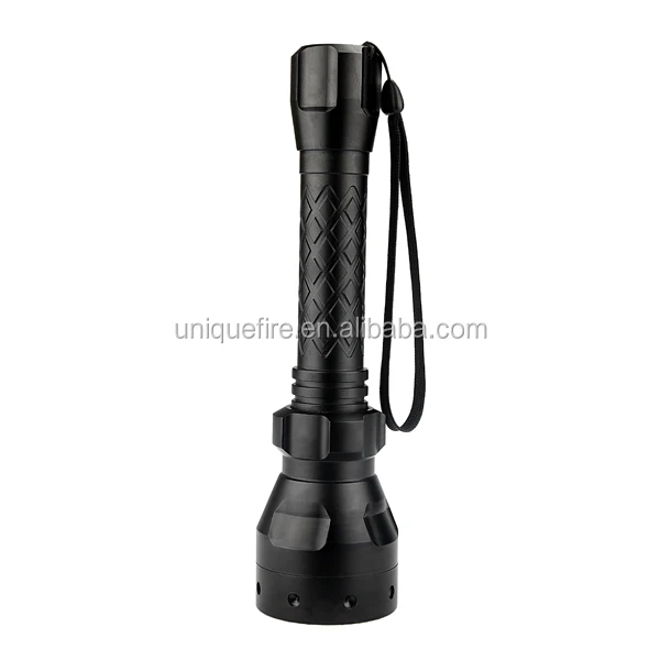 UniqueFire UF-1406 T50 50mm convex lens white LED 2x18650 batteries zoom hunting flashlight torch