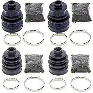 Complete Front Inner & Outer CV Boot Repair Kit for Yamaha YFM700 Grizzly 2009-2015 All Balls