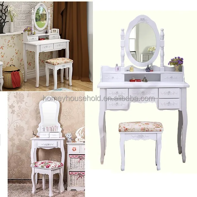 Modern Mirror Dresser Table Hot Sale Make Up Dressing Table With