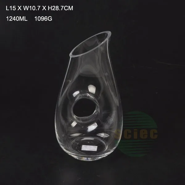 Wholesale Lean And Elegant Decanter Have A Hole In The Middle Buy