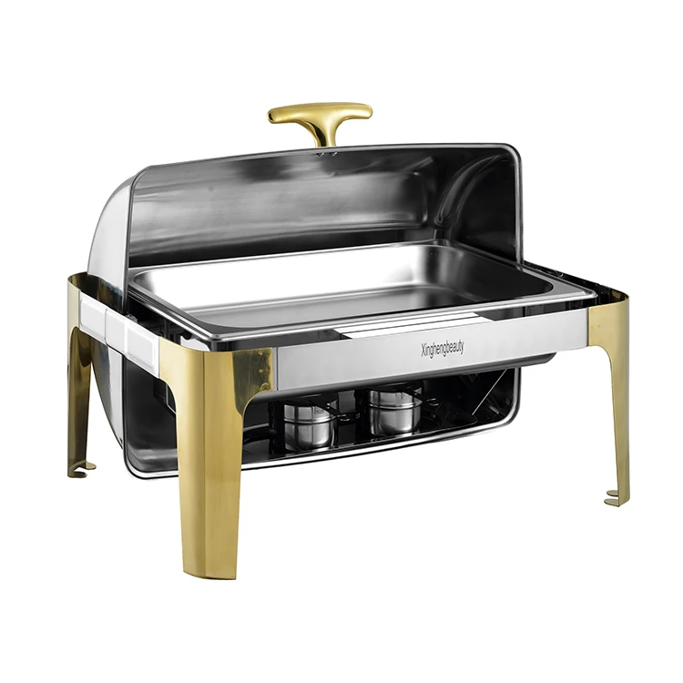 rectangular buffet stove