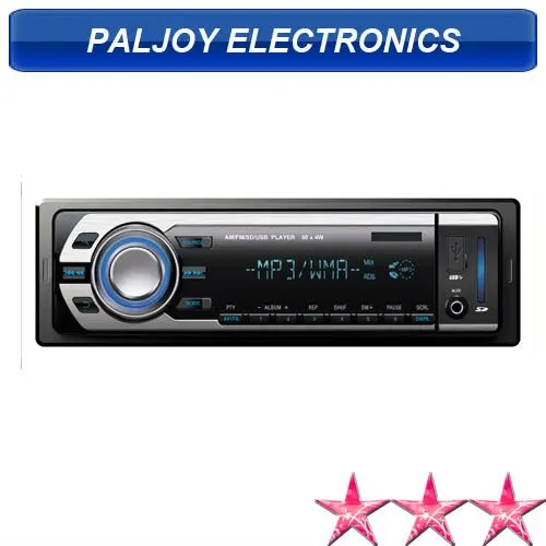 
1 din deckless car audio player with USB/SD card slot 