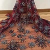 Burgundy african lace fabrics indian lace fabrics fabrics sample lace
