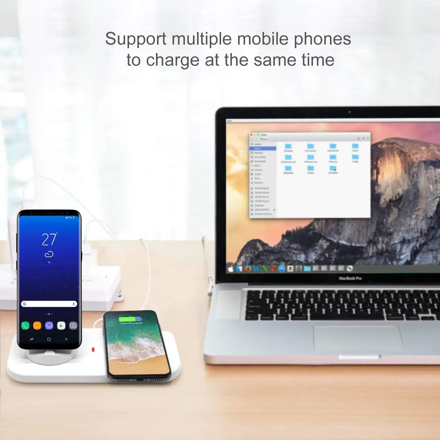 trending product 2019 mobile phone accessories i12 tws wireless charger