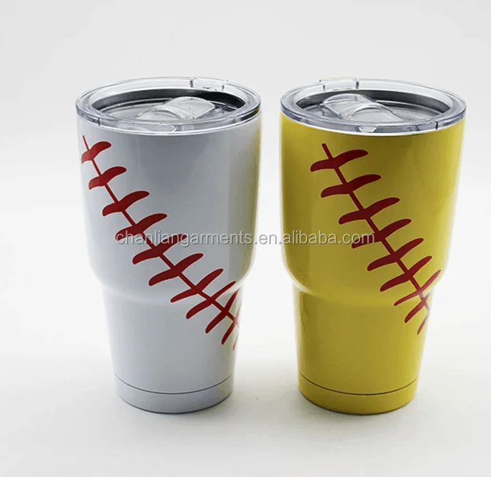 Wholesale 2017 Newest Softball Tumblers 30 Oz Personalized Baseball And
