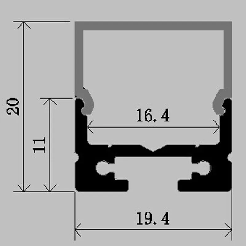 Aluminum track for LED strip lighting surface mount aluminum channel, View Aluminum track for