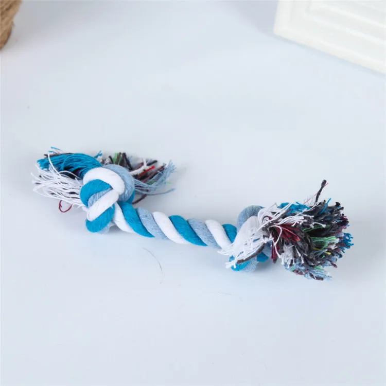 大小規模犬プレイ色ダブルノット手作り綿ペットのロープのおもちゃ Buy ペットのロープのおもちゃ 手作りペットのおもちゃ 犬のロープのおもちゃ Product On Alibaba Com