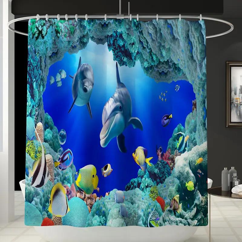 Amazon Anti Slip Bathroom Rug 4 Piece Set Custom print Shower curtain