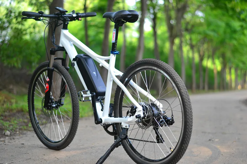 White new model bike electric power.36V 250W mountain bike