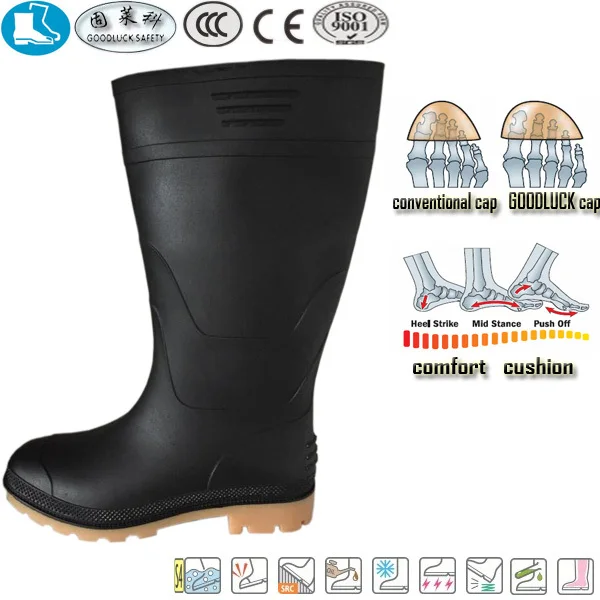 muck steel toe rubber boots
