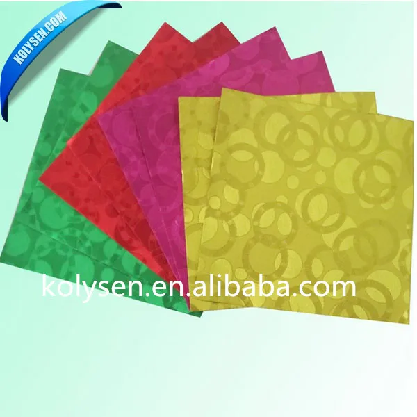Color Aluminum Foil Paper Wrap Metallic Paper for Gift Packing