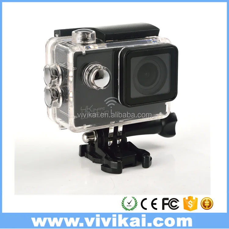 Lastest 4K Action Camera WiFi Sport extreme Mini Camera ,170 degree wide angle Real 4K camcorder