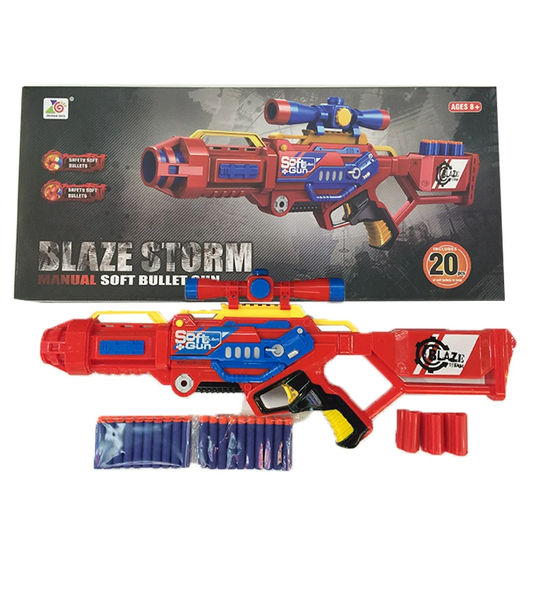 Cheap Red Color Soft Bullet Plastic Toy Gun Safe For Kids Buy Plastic