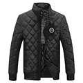 2016 Casual Jacket Men Warm Coat Black Outwear Chaquetas Plumas Hombre Mens Coats Jackets Stand Collar
