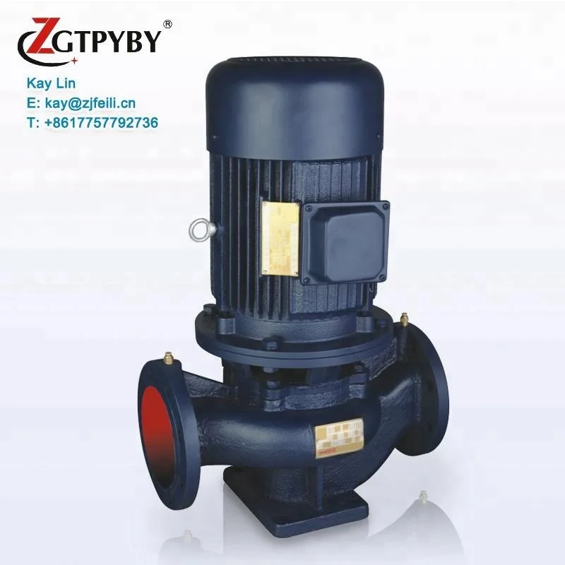 Electric Vertical Centrifugal Inline Hot Sea Water Pump Motor High