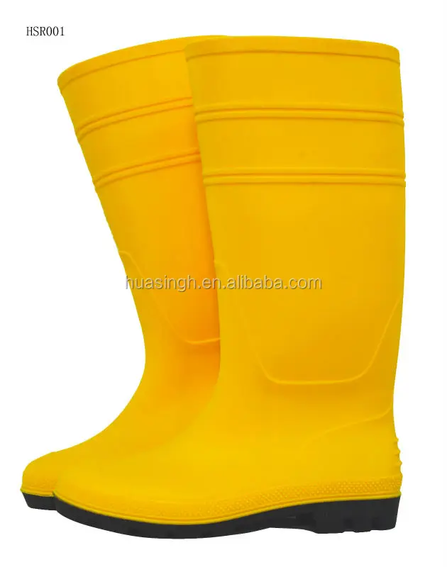 long yellow boots