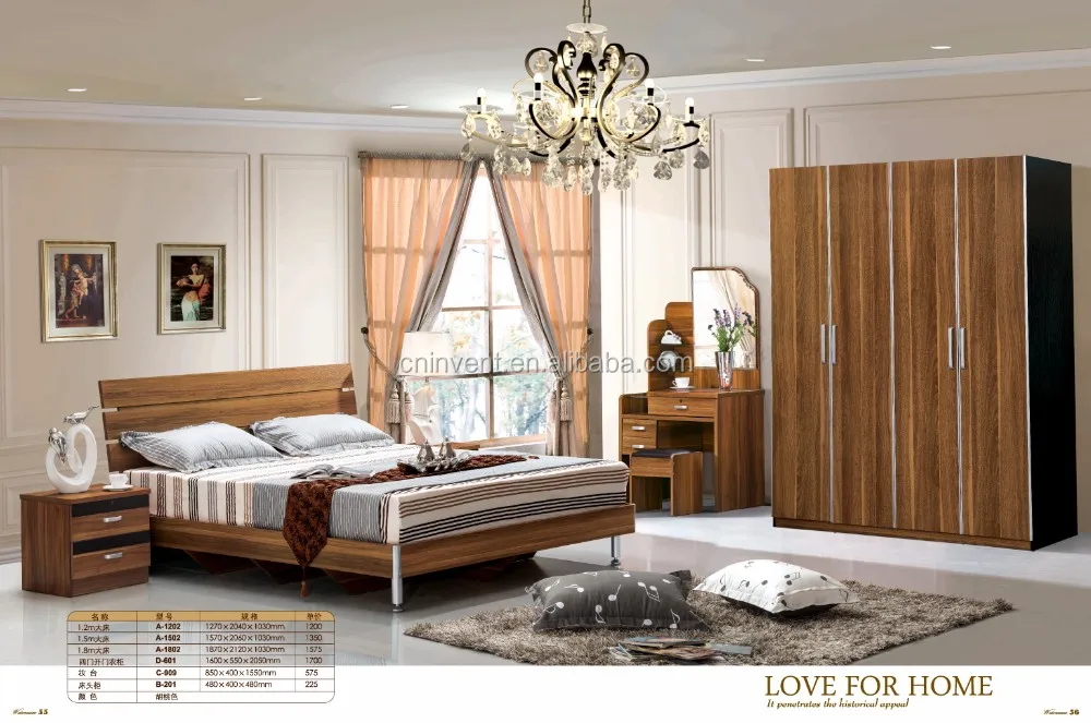 modern mdf bedroom furniture
