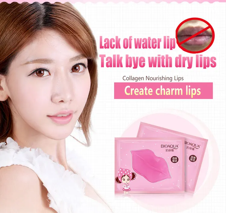 OEM/ODM BIOAQUA Collagen nourishing lip mask for skin care Fading lip lines moisturizing hydrating firming mask