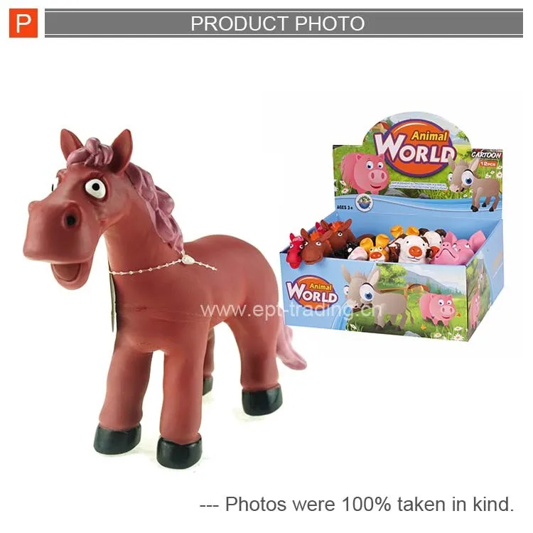 rubber animals toys