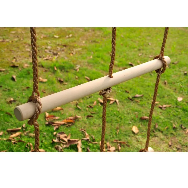 5 Steps Pe Rope Ladder Wooden Climbing Net Swing Ladder For Kids Buy