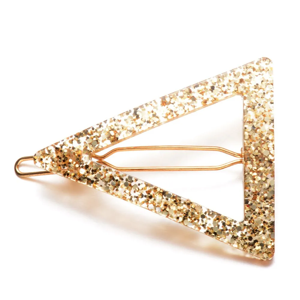 gold hair clips