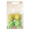 ball shape sitting sleeping plush toy cat
