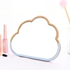 Novelty cloud shape single side wooden hanging vanity desktop mirror