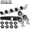 LOOSAFE 1080P Security Camera CCTV System 8CH POE NVR Kit IP66 Waterproof 2MP Outdoor IP Camera P2P Video Surveillance System