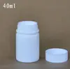 40ml round pill PE plastic bottle