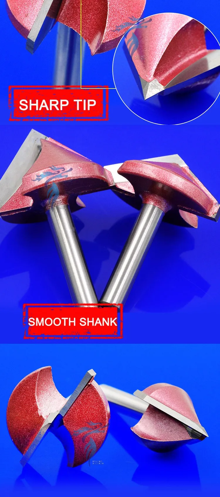 V Groove Cnc 3d Router Bits /drill Bits /wood Router Bits 90 Degree 6mm