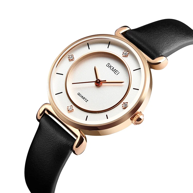 Wholesale Skmei 1330 Gold Wrist OEM Watches Ladies Women Quartz Stainless Steel Back Watch Alibaba