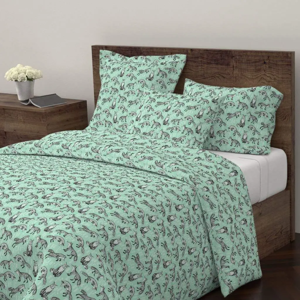 Nursery Ground Cover Fabric Find Get Quotations Fox Duvet Cover Fo Nursery Baby Fabric By Andrea Lauren 100