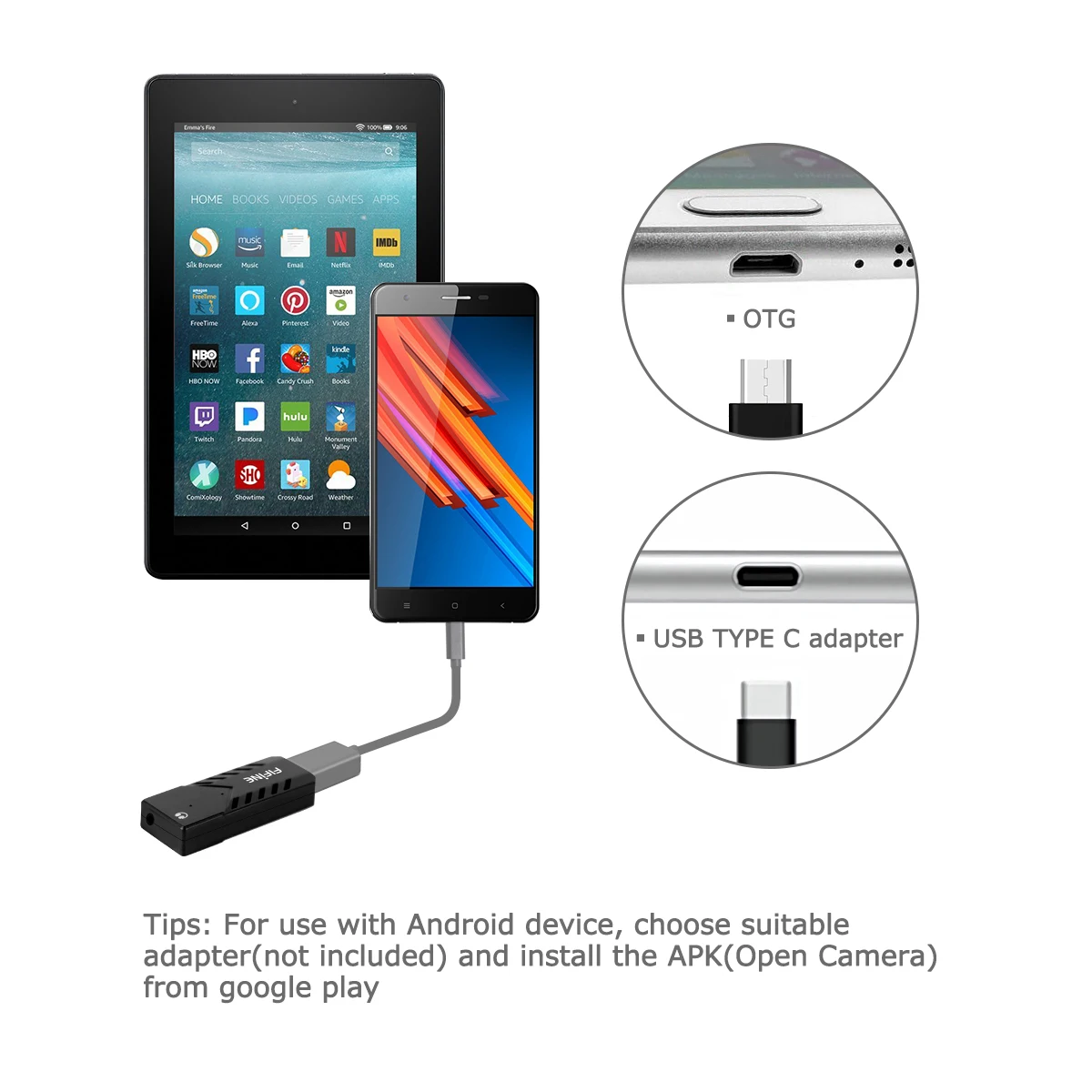 Fifine Usb Lavalier Wireless Lapel Microphone System Cordless Mic For