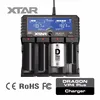 XTAR VP4 Plus e-cig aa lithium micro usb 18650 charger with probe testing