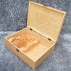 Much bottled wine box simple pine receive wine box