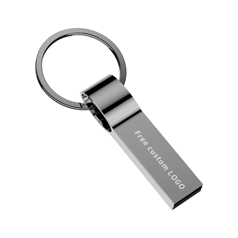 Real Capacity Metal Usb Flash Drive Keyring Pendrive Memory Stick 4gb ...