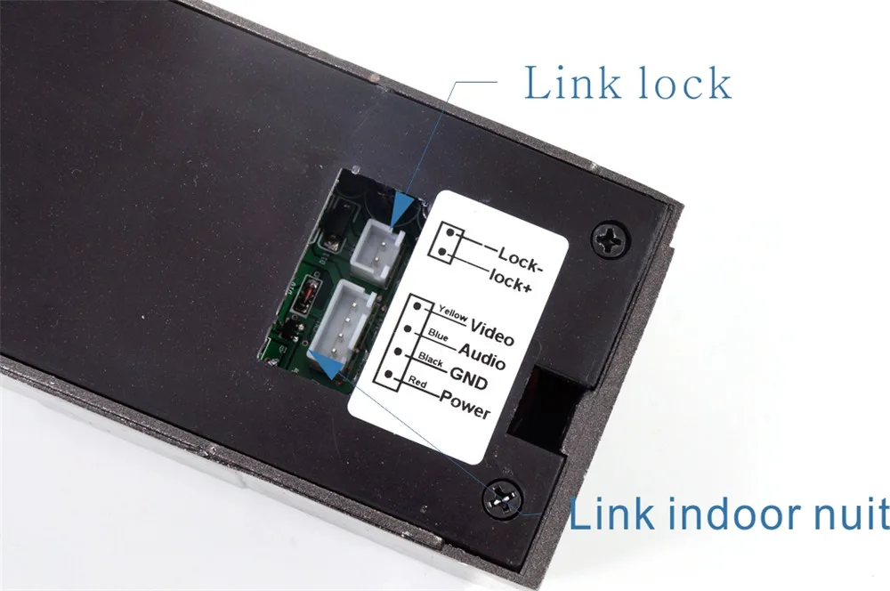 Acrylic Video Door Phone for villa outdoor intercom night vision 7inch indoor monitor doorbell camera 1v1 intercom system