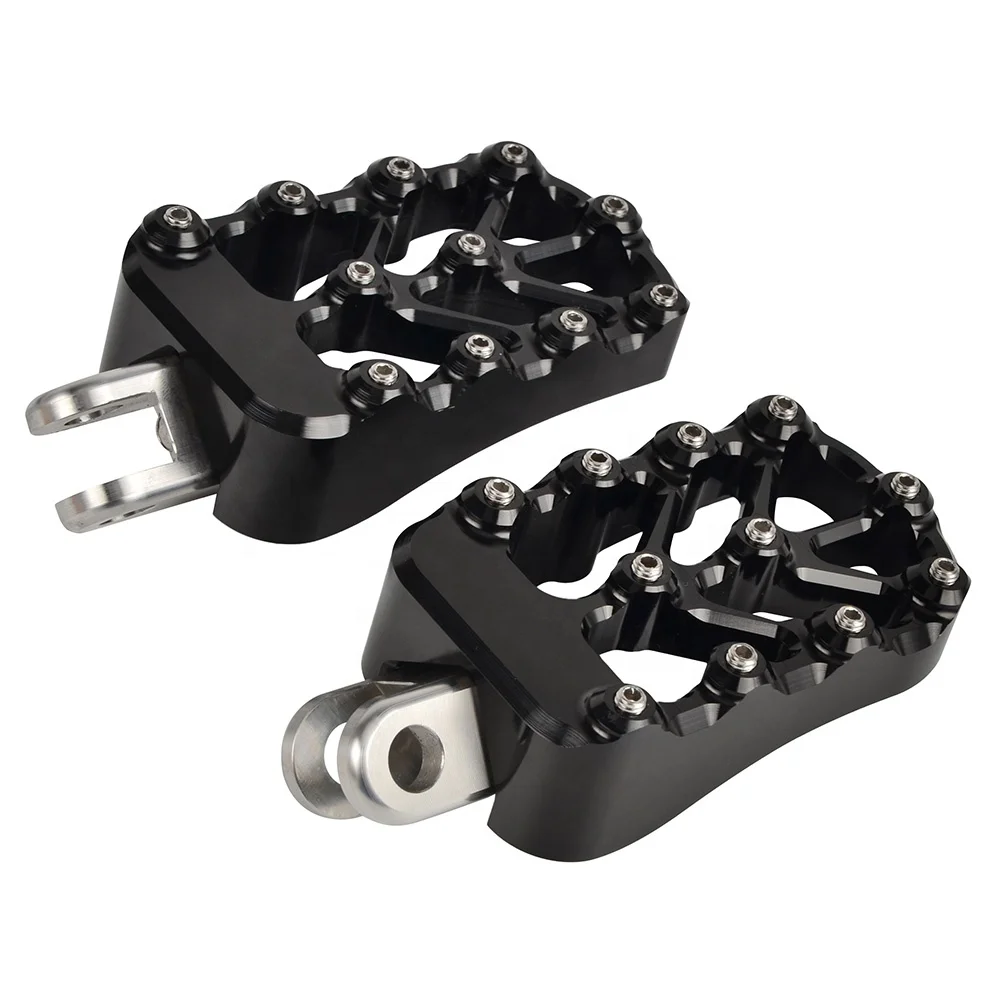 Red CNC Foot Pegs For Suzuki DRZ400, RMX250S, RM125/250 – TARAZON Aluminum, Anodized