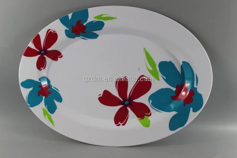 Oval 14"Melamine Dinner Plate