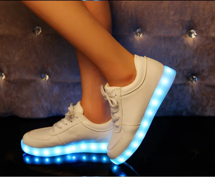 Girl shoes with led light adults led shoes running shoe