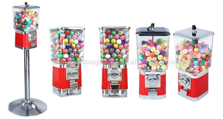 Cheap Price Coin Mechanism Candy Dispenser Gashapon Vending Machine ...